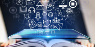 Revolutionize Digital Storytelling: 3 AI Tools to Master Video Creation digital storytelling images hovering above book and tablet