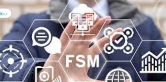 Boost Operational Efficiency with Field Service Management Solutions operational efficiency with FSM, shown with graphics in foreground