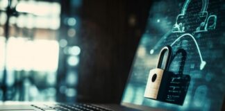 The 5 Best Password Managers for 2025 password managers, shown with padlock on laptop computer