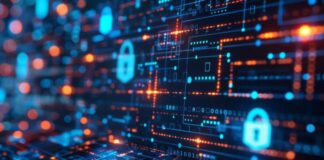 Think Like a Bank: Use AI to Shut Down Threats Before They Happen banks shut down threats before they happen, shown with graphic of lights and padlocks