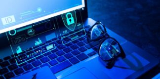 The Hidden Costs of Browsing: How Websites Track You and How to Stop It websites track unsecure sites, so its important to stay safe, as shown with laptop and security icons.