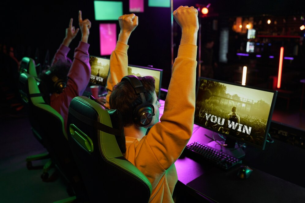 player winning a game by using top-up deals