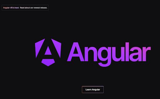 javascript framework with Angular