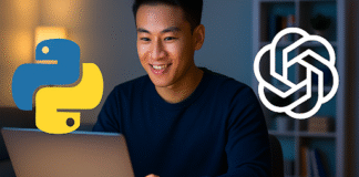 How ChatGPT Helped Me Become a Python Pro in Just Weeks – Here’s the AI Hack Everyone’s Talking About A man using laptop