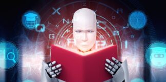 How AI Is Transforming Online Learning Assessment AI robot taking a learning assessment
