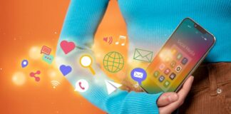 The Secret Behind Rapid Online Growth: An Inside Look at SMM Panels social media for online growth, shown with woman holding smartphone