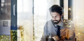 What Every Tech Founder Should Know Before Selling Their Company tech founder selling the business, with graphics in foreground