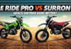 E Ride Pro vs Surron: Which Dirtbike Rides Better? E Ride Pro