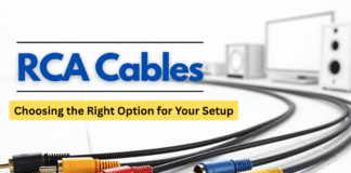 RCA Cables: Choosing the Right Option for Your Setup RCA Cables