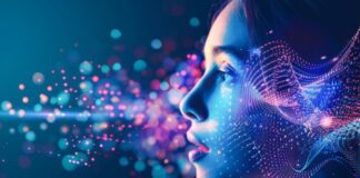 AI Therapist: Helpful or Harmful? AI therapist with light graphics and face