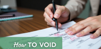 How to Void a Check Safely and Effectively How to Void a Check