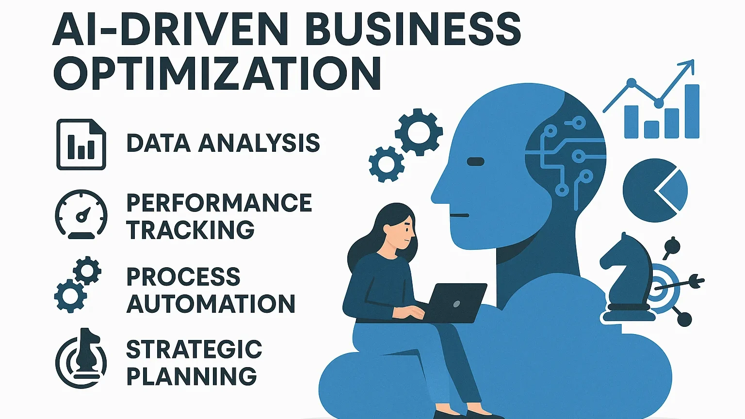 Illustration of AI Driven business optimization