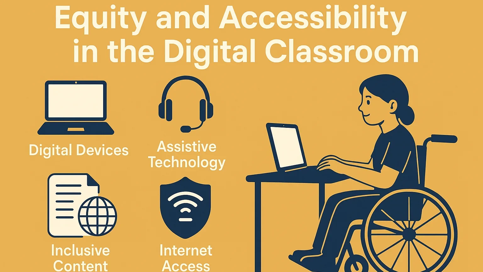 Illustration of Equity and accessibility in the digital classroom