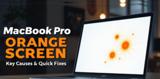 MacBook Pro Orange Screen: Key Causes and Quick Fixes MacBook Pro Orange Screen