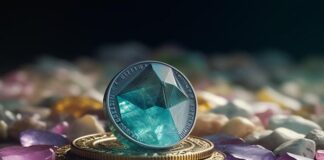 Best Institutional Crypto Exchange Platforms in 2025 crypto exchange platform graphic with jewels and coins