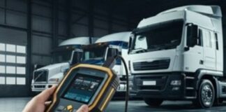 ANCEL X7 HD Review: The Heavy-Duty Scanner for Every Diesel Technician diesel technician using a truck scanner