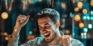 The Psychology of Early-Access Investing in Crypto early-access investing in crypto excited man