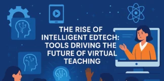 The Rise of Intelligent EdTech: Tools Driving the Future of Virtual Teaching illustration of intelligent edtech tools used in virtual teaching