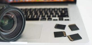 What Is The Difference Between Class 10 And UHS-I Micro SD Cards? Micro SD cards on laptop