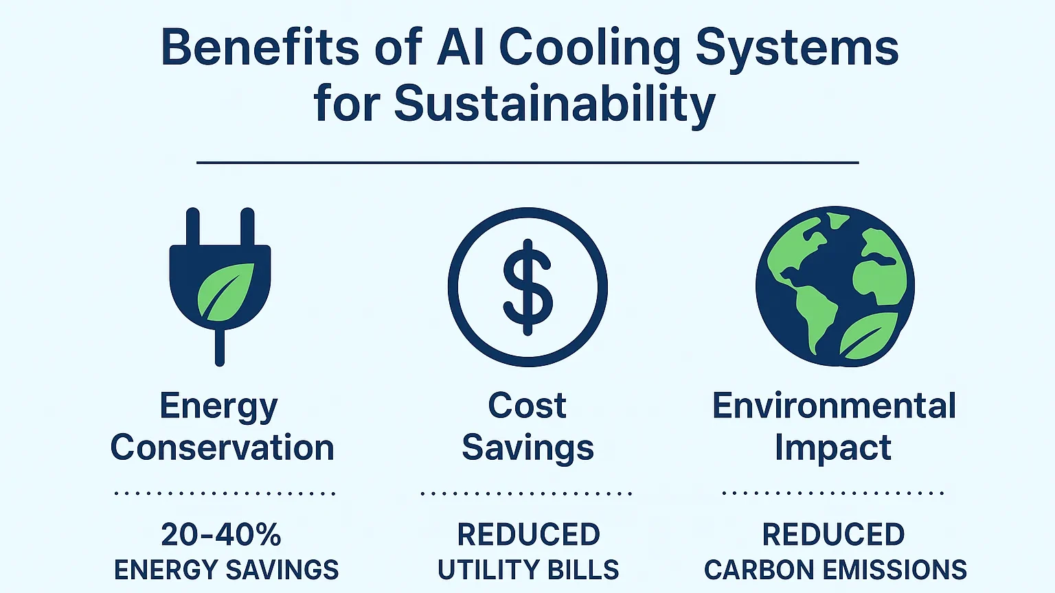 AI cooling systems sustainability benefits