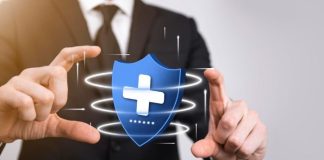 Why HIPAA Security Training Matters More Than EverĀ HIPAA security symbol with man