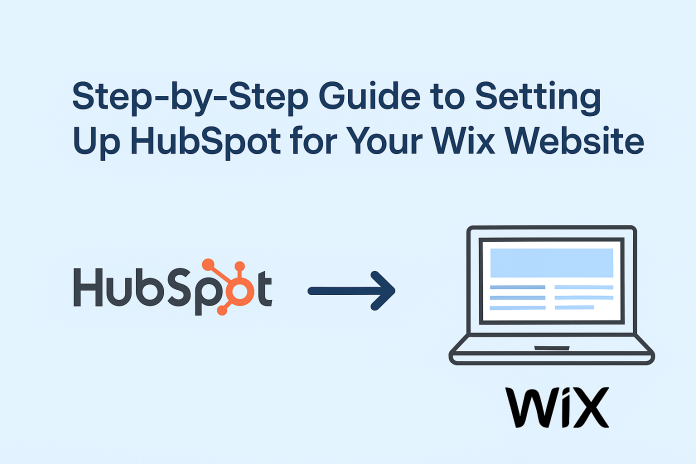 HubSpot to Wix integration step-by-step guide illustration