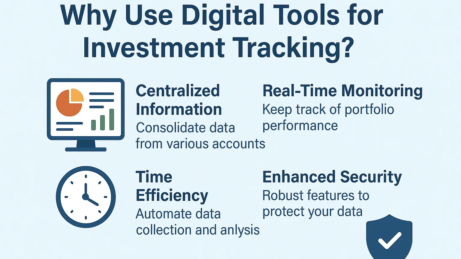 Illustration Of Digital tools for investment tracking