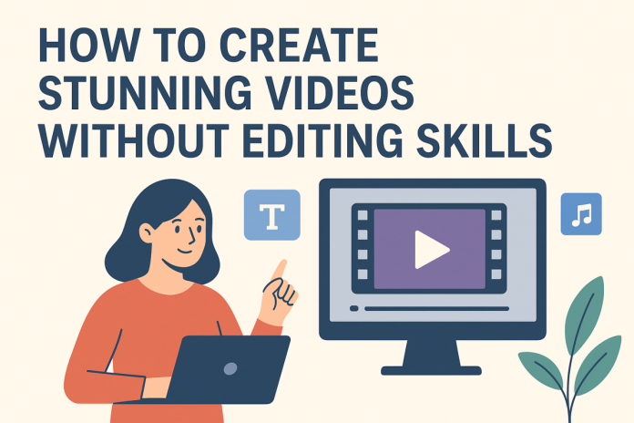 Illustration of how to create stunning video