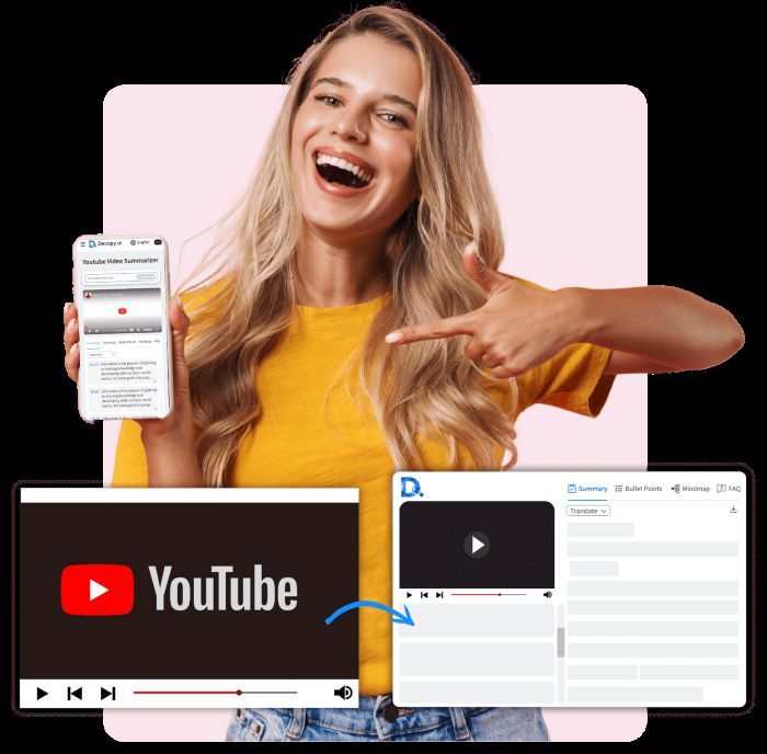 YouTube summaries