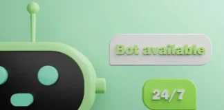 Conversational AI: Unlocking the Future of Human-Tech Interaction a robot on screen