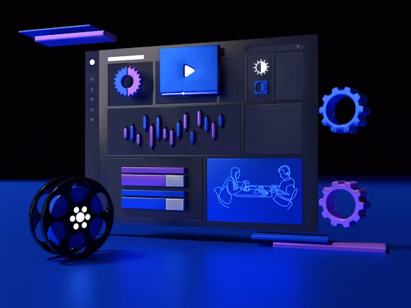 A screen showing icons
