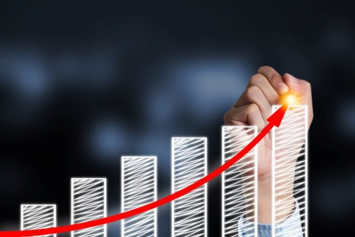 graph of growth in a competitive market