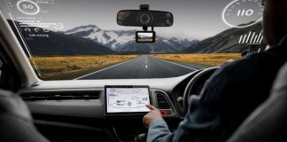 Never Miss a Detail: WOLFBOX 4K Ultra HD Dash Cam dash cam on the road