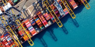 Procurement’s Role in Freight Management: Optimizing Shipping Efficiency freight management aerial image of shipping containers