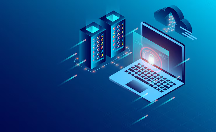 secure laptop connecting to proxies