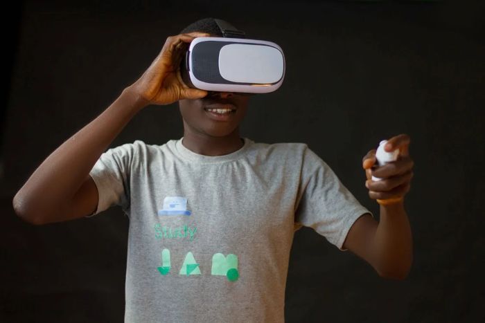 prepare techs with VR headset