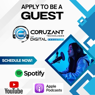 apply to be a guest on The Digital Executive podcast banner