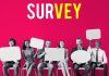 How AI Surveys Are Revolutionizing Feedback Collection people taking survey to collect feedback