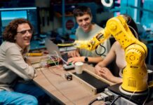 AI-Powered Vocational Training: Revolutionize Tech Careers Skills vocational training with a robot