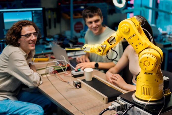 vocational training with a robot