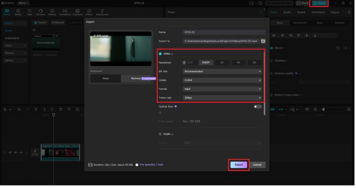 1080p video
