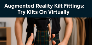 Augmented Reality (AR) Fittings: Try On Kilts Virtually Before You Buy Augmented reality kilt fitting demo