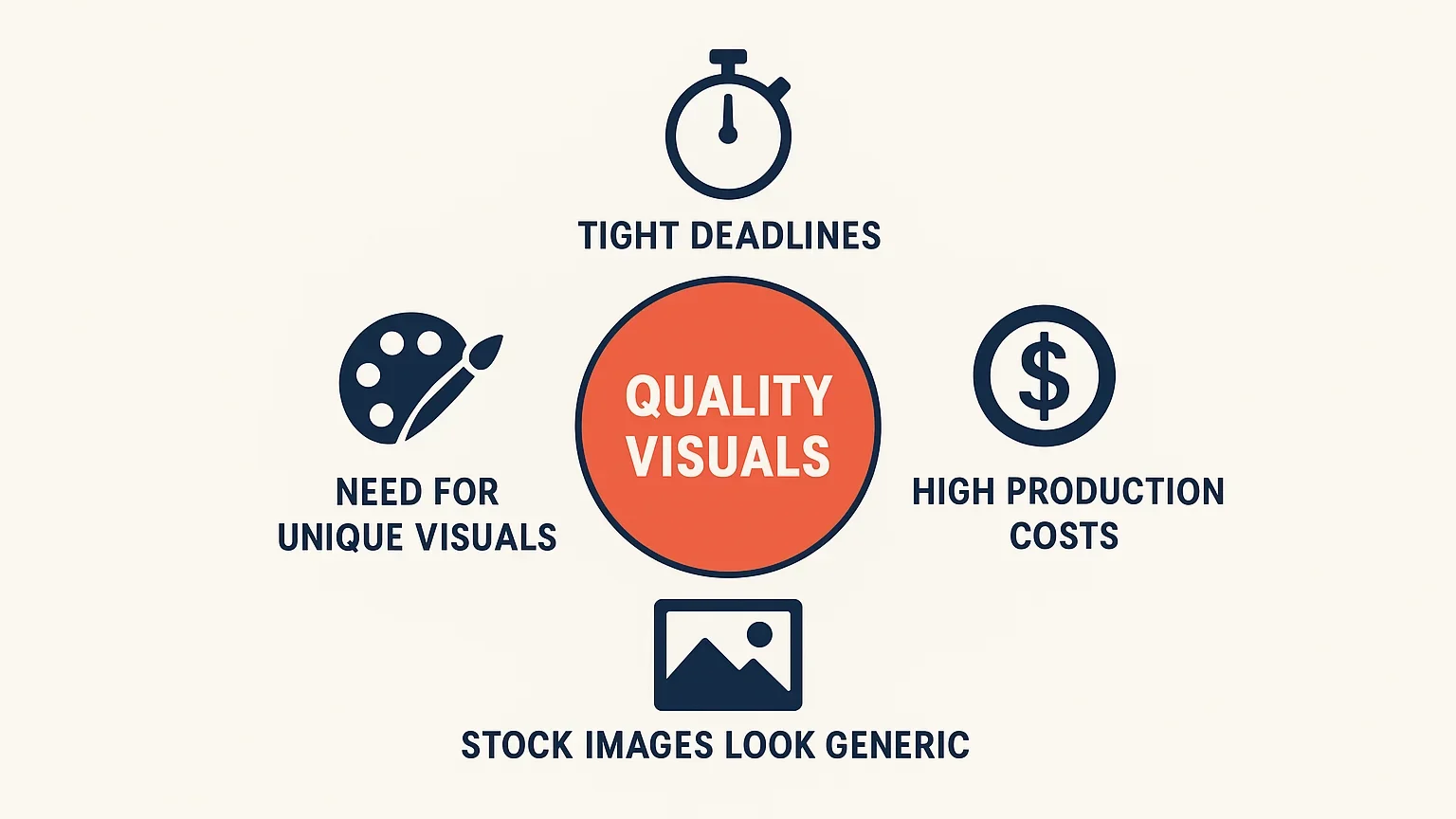 Content creator struggles infographic chart.