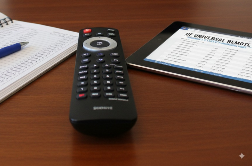 GE Universal Remote Codes