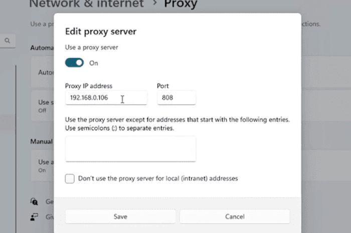 IP addresses