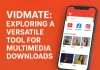 VidMate: Exploring a Versatile Tool for Multimedia Downloads VidMate multimedia downloader app illustration