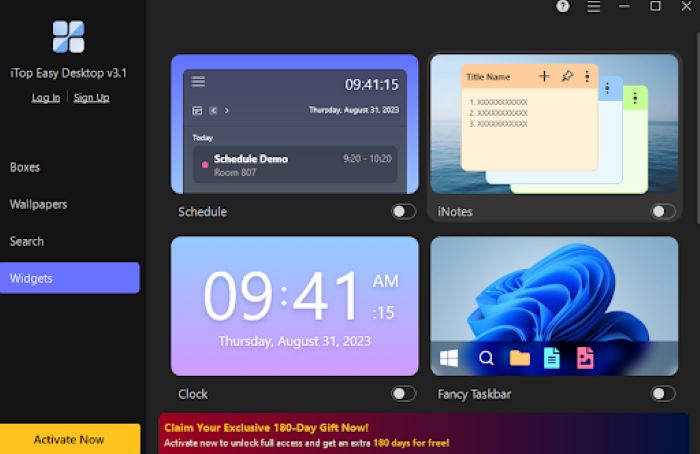 desktop organization