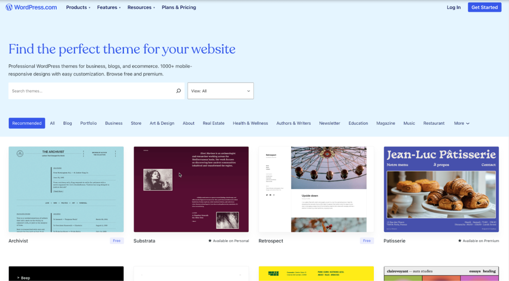 online business screenshot