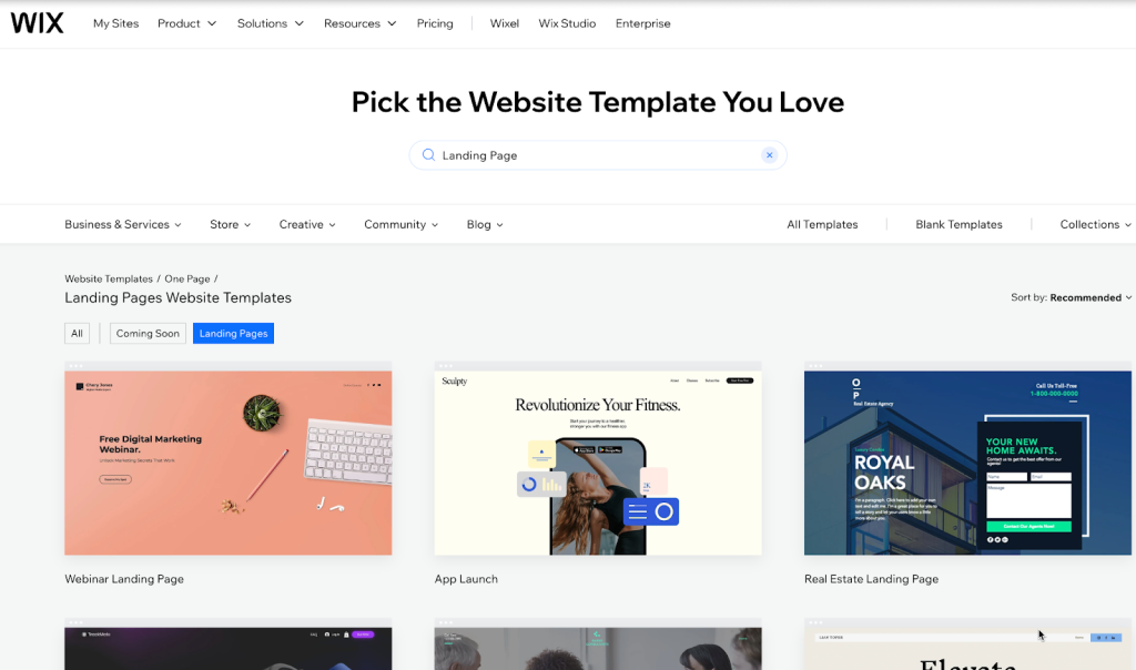 online business screenshot