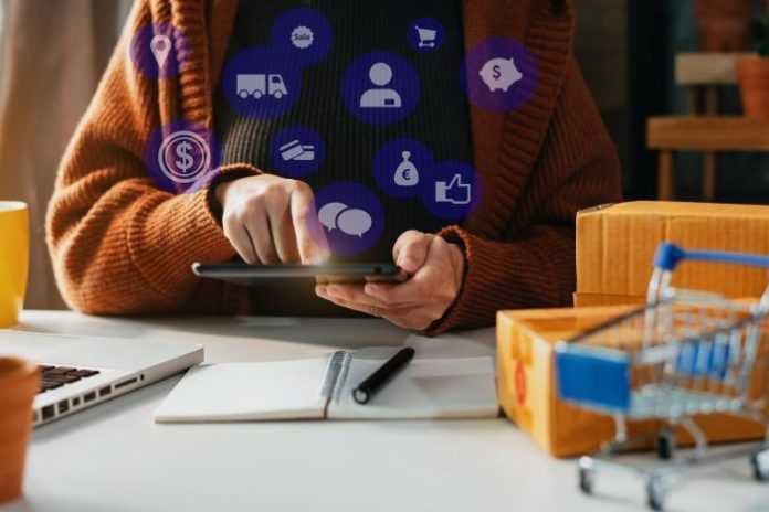 online business graphic